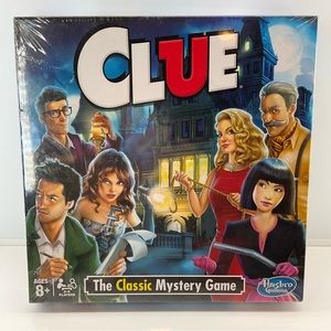 NWT! HASBRO Game CLUE Mansion Who Dun It? Family Game Night